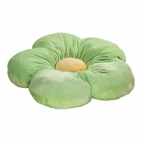Green Daisy Pillow
