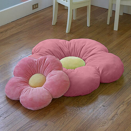 Green Daisy Pillow